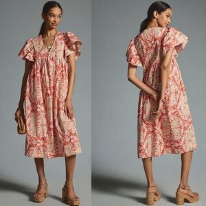 Maeve flutter-sleeve dress New with tags Bettina